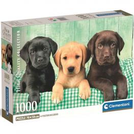 Puzzle Trío De Labradores 1000 piezas (Clementoni 39946)