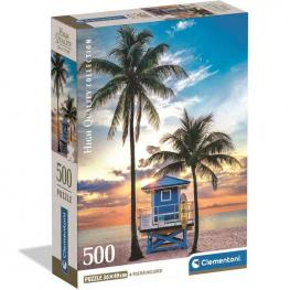 Puzzle Miami Beach Florida 500 Piezas (Clementoni 35574)