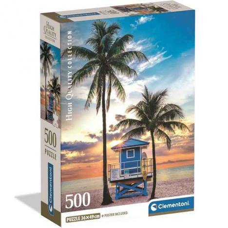 Puzzle Miami Beach Florida 500 Piezas (Clementoni 35574)