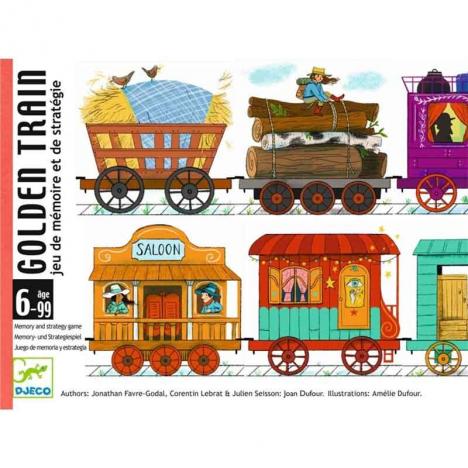 Juego de Cartas Golden Train (DJECO 35084)