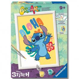 CreArt Pintar por Números Aloha Stitch (Ravensburger 23769)