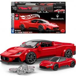 Mattel Brick Shop Hot Wheels Maserati MC20 Speed Series 250 Piezas (Mattel JFR90)