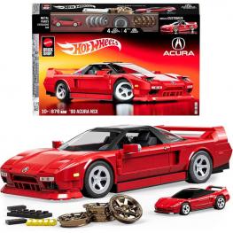 Mattel Brick Shop Hot Wheels '90 Acura NSX Elite Series 876 Piezas (Mattel JFT17)