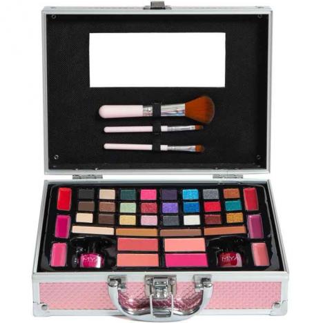 Mya Cosmetic Maletín de Maquillaje Glam Pink