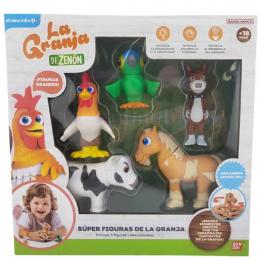 La Granja de Zenón Pack 5 Súper Figuras (Bandai 85500)