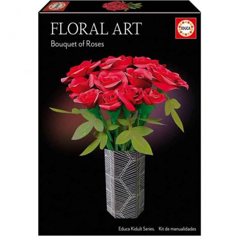 Arte Floral Ramo de Rosas (Educa 20139)
