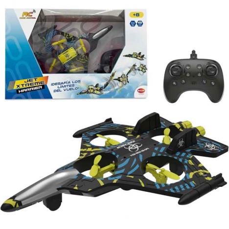 Avión Jet Xtreme Harrier Radio Control (Bizak 65430001)