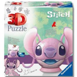 Puzzle 3D Stitch Angel con Orejas (Ravensburger 11639)