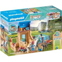 Playmobil 71353 - Horses of Waterfall: Establo de Caballos con Amelia y Whisper