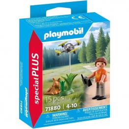 Playmobil 71880 - Special Plus: Rescate de un Cervatillo con Dron