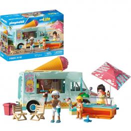 Playmobil 71904 - My Life: Camión de Helados con Tienda de Surf