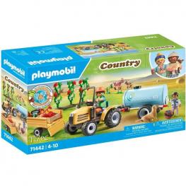 Playmobil 71442 - Country: Tractor con Tráiler y Cisterna
