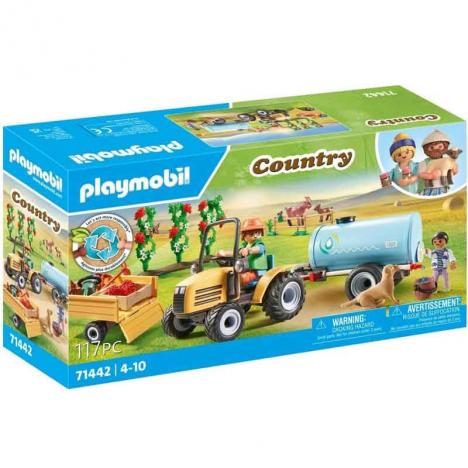 Playmobil 71442 - Country: Tractor con Tráiler y Cisterna