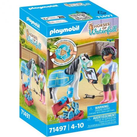 Playmobil 71497 - Horses of Waterfall: Terapeuta de Caballos