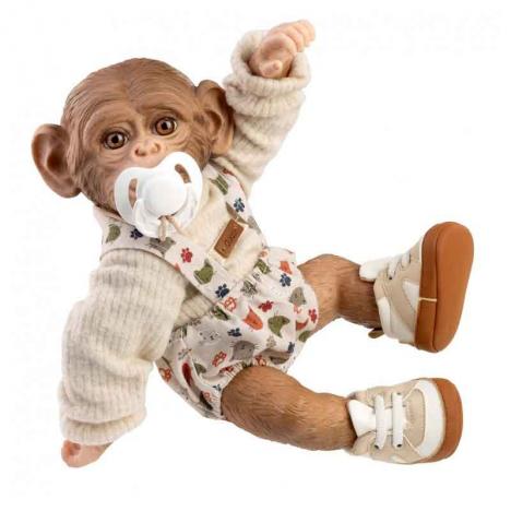 Muñeco Mono Reborn Pelele de Animales 32 cm.