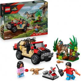 Lego 76972 Jurassic World - Huida en Todoterreno y Raptor al Acecho