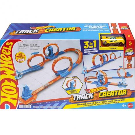 Hot Wheels Pista Triple Looping (Mattel JDW39)