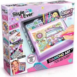 Style 4 Ever Maletín Luminoso Diamond Art 3 En 1