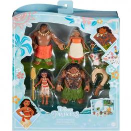 Mini Princesas Disney - Vaiana Pack 6 Figuras (Mattel HPG71)