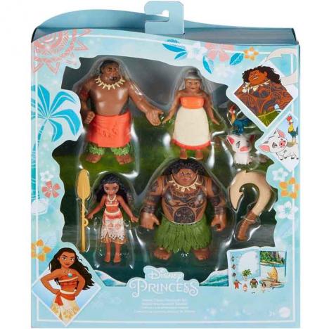 Mini Princesas Disney - Vaiana Pack 6 Figuras (Mattel HPG71)