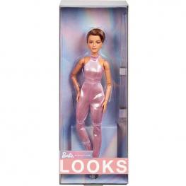 Barbie Looks Pelo Corto con Mono Rosa (Mattel HRM14)