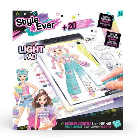 Style 4Ever Kit de Diseño de Moda con Tableta Luminosa