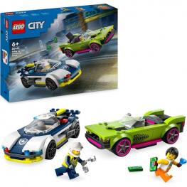 Lego 60415 City - Coche de Policía y Potente Deportivo