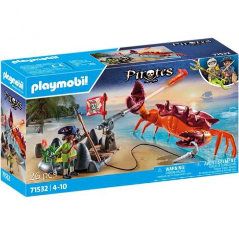 Playmobil 71532 - Pirates: Batalla con el Cangrejo Gigante