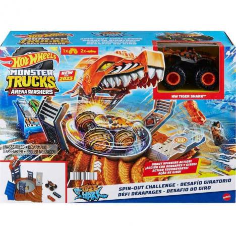 Hot Wheels Monster Trucks Arena World Reto de los Donuts Tiger Shark (Mattel HNB93)