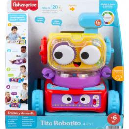Fisher Price Robot Aprendizaje 4 en 1 (Mattel HCK45)