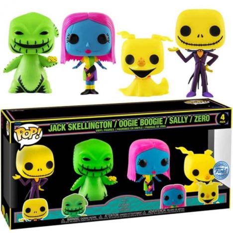 Funko Pop - Pack de 4 Pesadilla Antes de Navidad