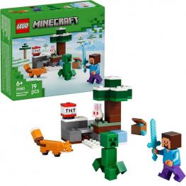 Lego 21583 Minecraft - La Aventura de Steve en la Taiga