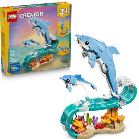 Lego 31385 Creator - Animales Marinos: Hermosos Delfines