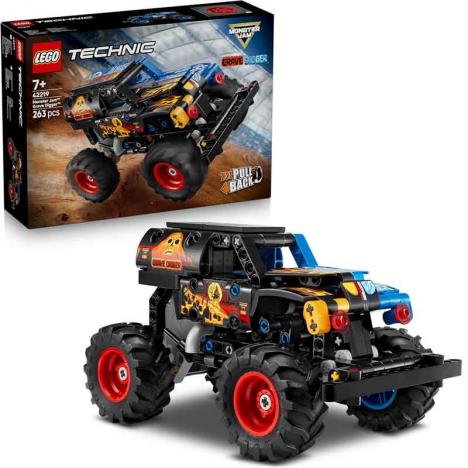 Lego 42219 Technic - Monster Jam Grave Digger Fuego y Hielo