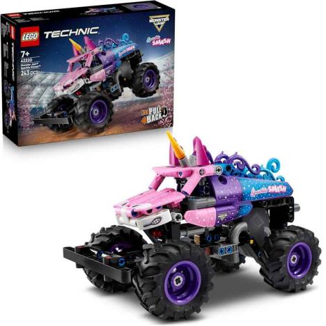Lego 42220 Technic - Monster Jam Sparkle Smash con Motor de Carga Manual