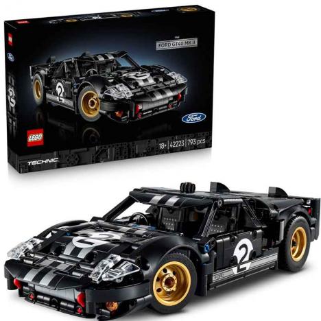 Lego 42223 Technic - Coche de Carreras Ford GT40 MKII de 1966