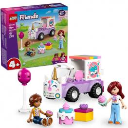 Lego 42675 Friends - Coche Unicornio de Reparto de Pasteles