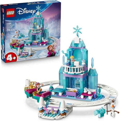 Lego 43281 Princesas Disney - Castillo de Hielo de Elsa y Aventura en la Nieve