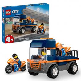 Lego 60491 City - Camión de Transporte de Motos