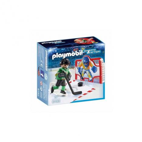 Playmobil Portería Hockey Sobre Hielo.