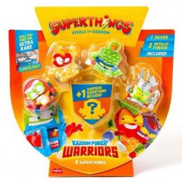 SuperThings Kazoom Power Warriors Pack 5 Figuras Modelos Surtidos