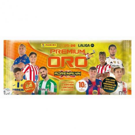 Sobres Premium Oro Adrenalyn 2025/26
