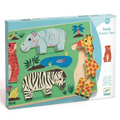 Encajable de Madera Coucou Tigre (DJECO 31264)