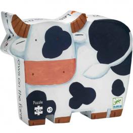 Puzzle Silueta Las Vacas 24 Piezas (DJECO 37205)
