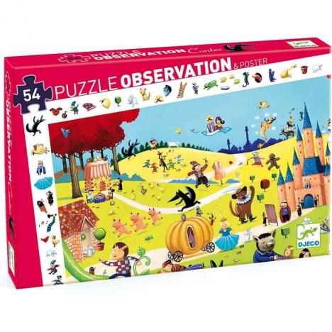 Puzzle Observación Cuentos 54 Piezas (DJECO 37561)