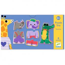 Puzzle Dúo Trio Savana (DJECO 38242)