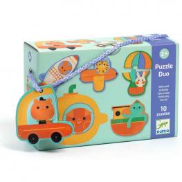 Puzzle Dúo Vehículos (DJECO 38270)