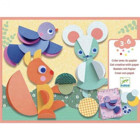 Crear con Pegatinas Círculos y Círculos (DJECO 39056)