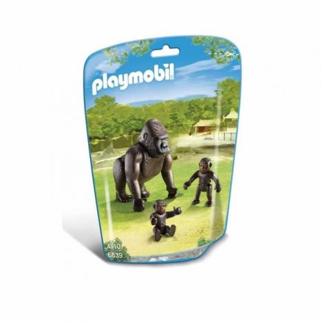 Playmobil Gorila con Bebés.