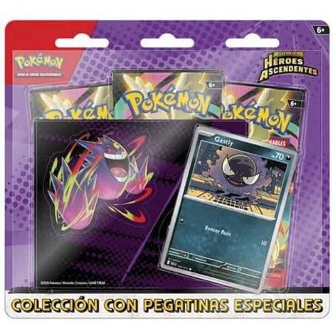Pack 3 Sobres Pokemon Megaevolución Héroes Ascendentes